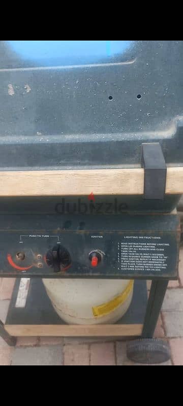 gas barbecue with gas cylinder 36460046