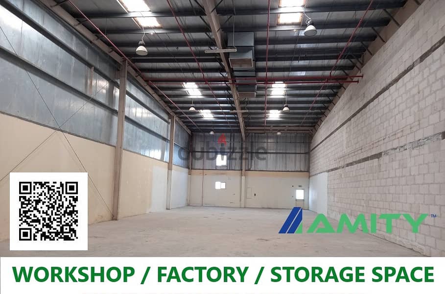 WAREHOUSE Suitable for FACTORY ACTIVITY, 35KVA 3Ph, Call Us 39689555 0