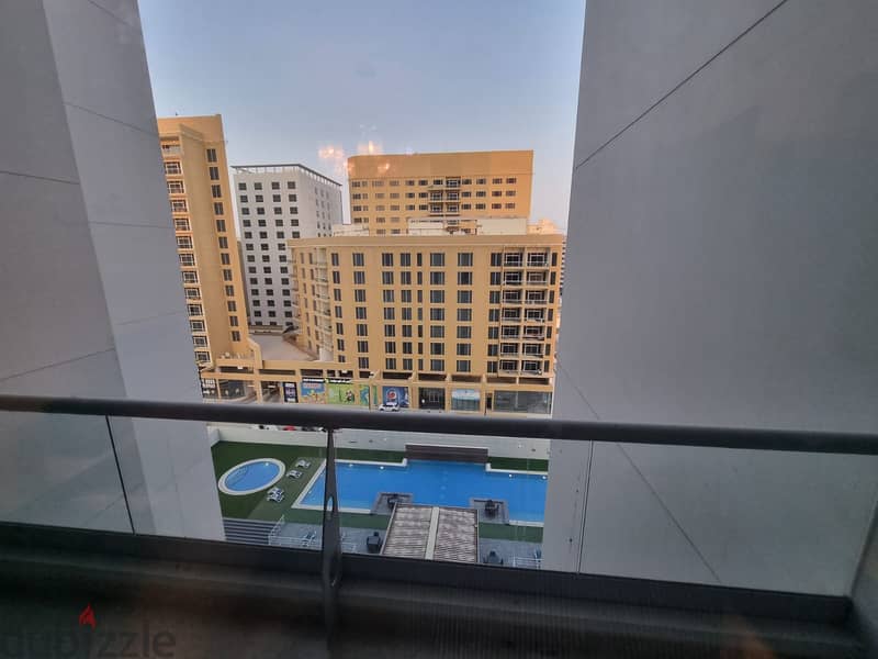 pool  View 1 BR in amwaj island zawia 3 5