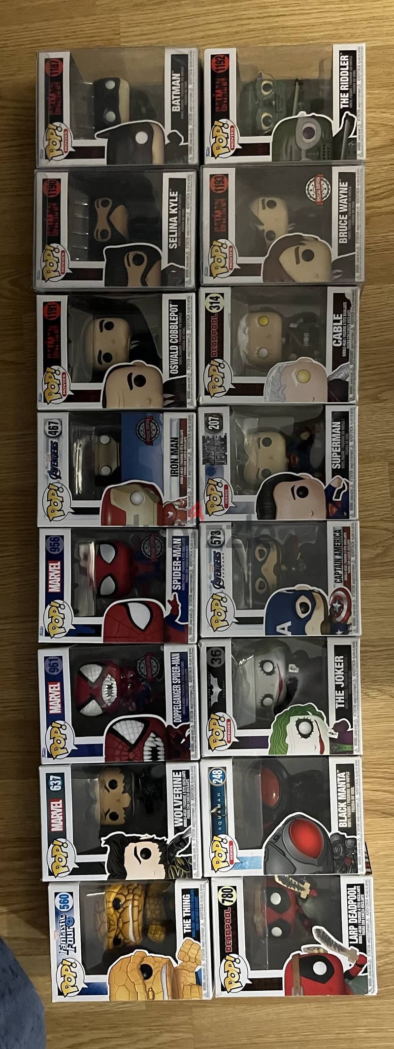 16 Funko Pops. SOLD SEPERATELY 0