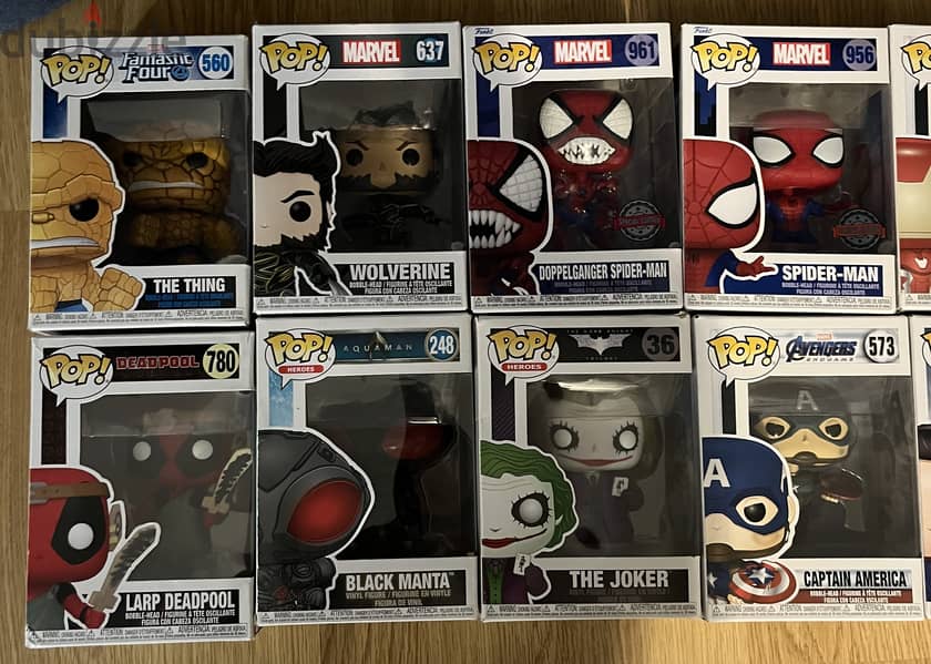 16 Funko Pops. SOLD SEPERATELY 1