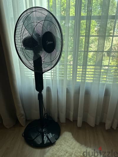 Midea fan multiple speed with remote control