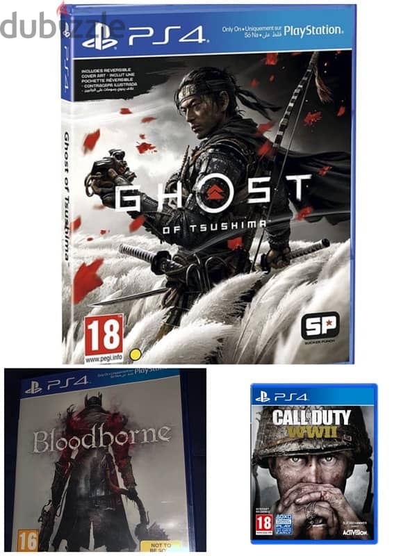 3 ps4 games excellent condition for 11bd 0