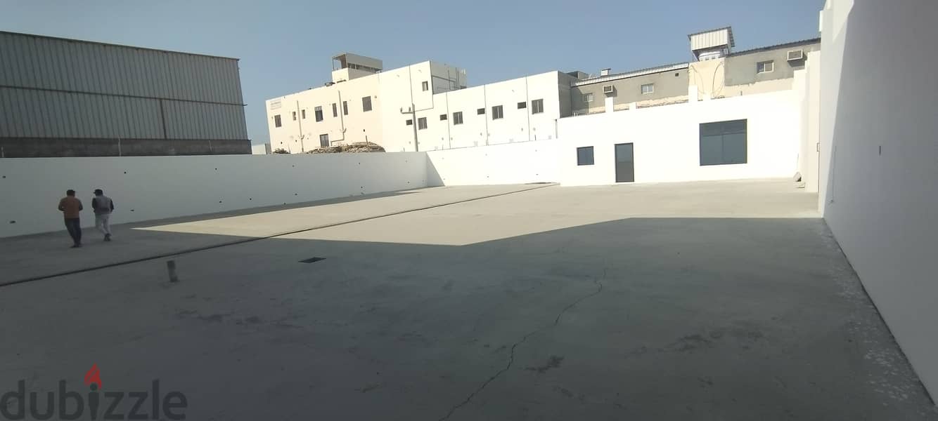 Yard for rent in hamala ,with 1 big room 1 bathroom 1