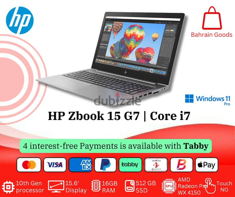 HP Zbook 15 G7 Intel Core i7 (10th-Gen) 0