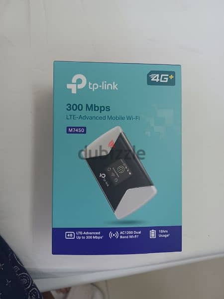 Tp link LTE portable  mobile router M7450 4g connection 1