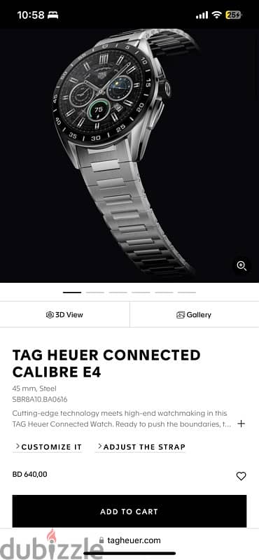 TAGHEUER CONNECTED CALIBRE E4 (SBR8A)