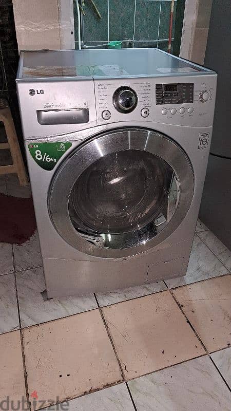 LG 8/6 kg fully outomatic wash machen 0