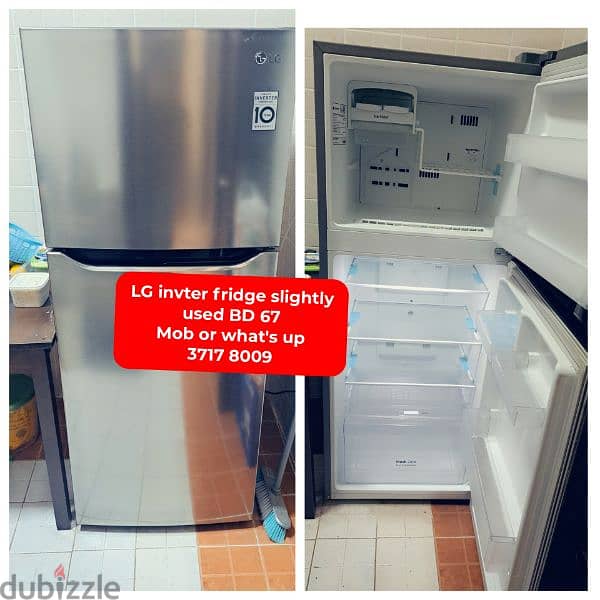 Hitachi invter fridge and other household items for sale 4