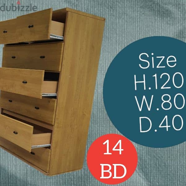 Wooden chest of 7 drawers 0