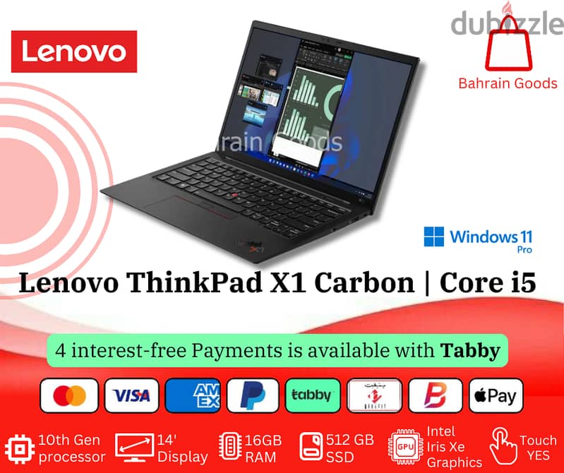 Lenovo ThinkPad X1 Carbon |10th Gen Intel Core i5 0