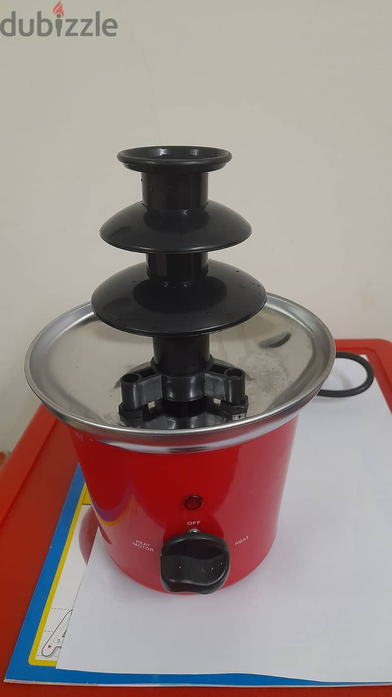 3 Tier Electric Chocolate Fondue Fountain Machine for Parties 0