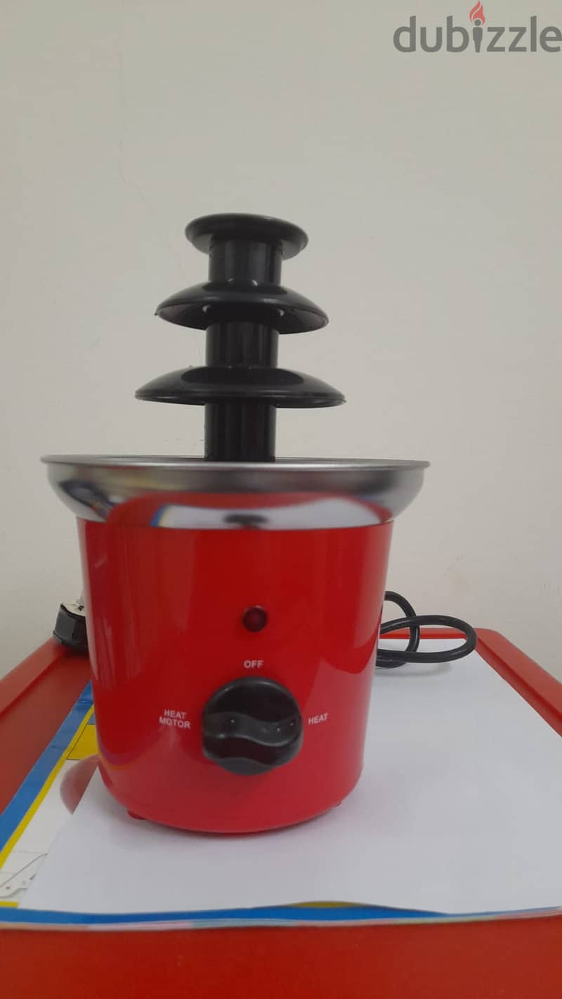 3 Tier Electric Chocolate Fondue Fountain Machine for Parties 1