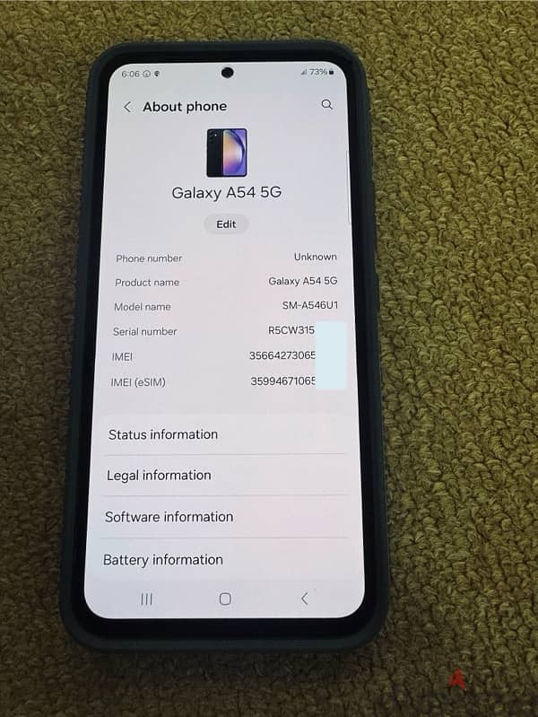 Samsung A54 5g Super AMOLED, 120Hz like new 1