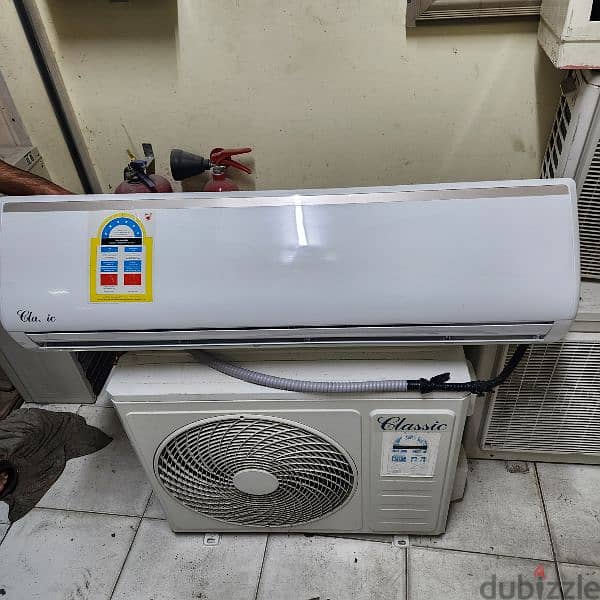 AC for sale 2 ton 1 year use good condition with fixing 0