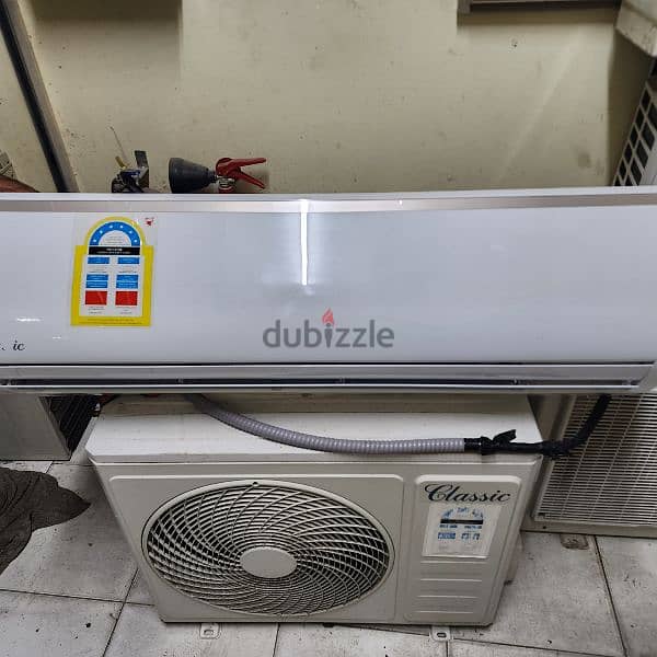 AC for sale 2 ton 1 year use good condition with fixing 1