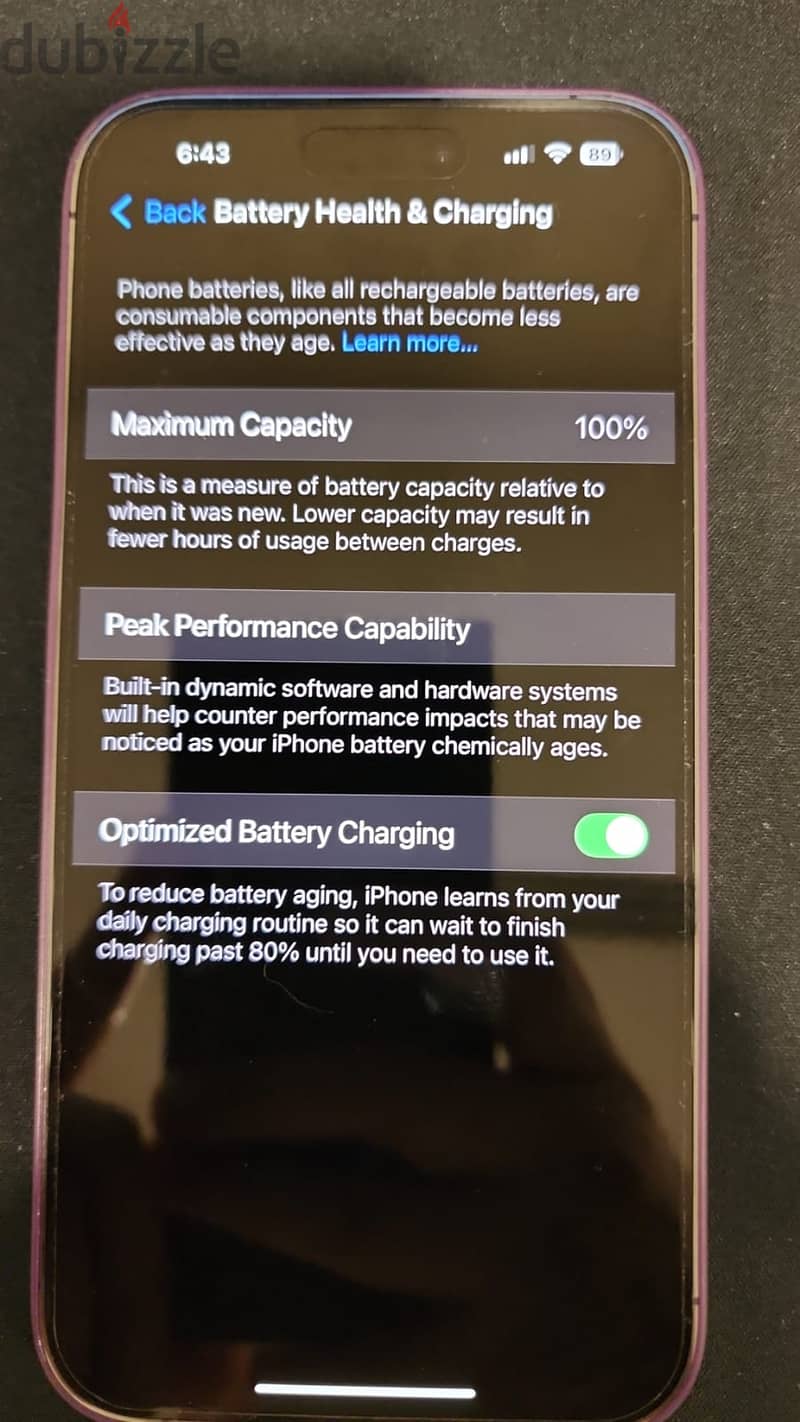 iPhone 14 Pro Max 128GB (100% Battery) Under Warranty 23/09/25 2