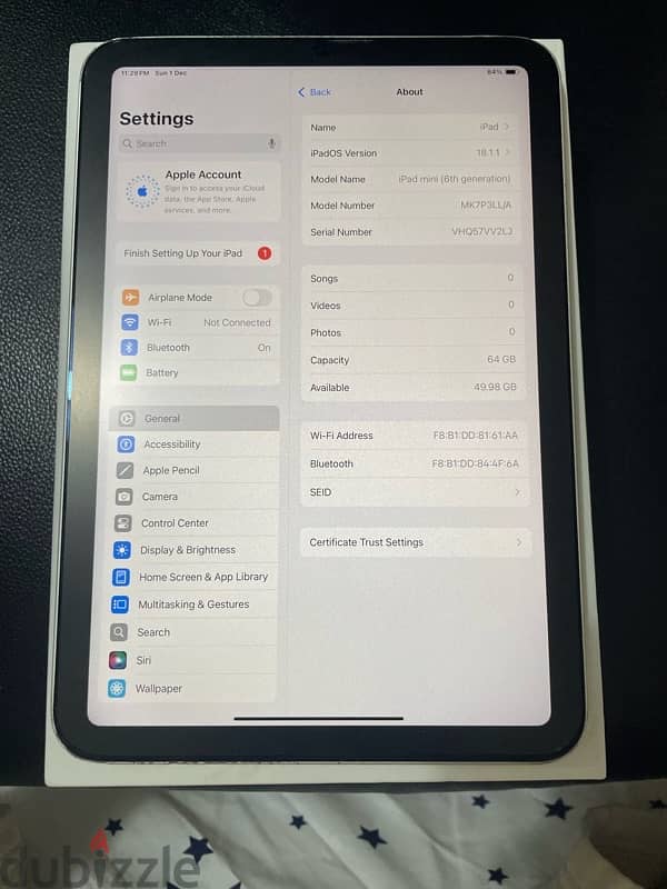 iPad mini 6 64gb 2