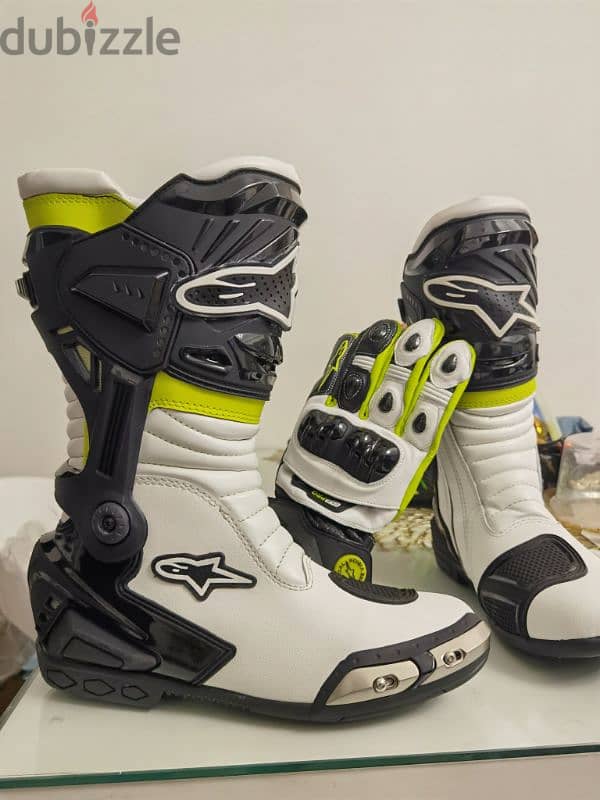 Alpinestars GP PRO boots & Gloves  الباين ستار بوت و قفازات 0