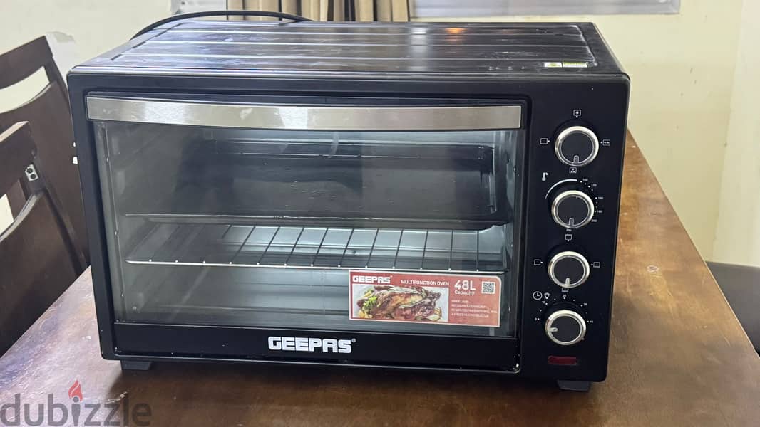 GEEPAS 48L Multifunctional Oven 48L. . Rarely used. 0