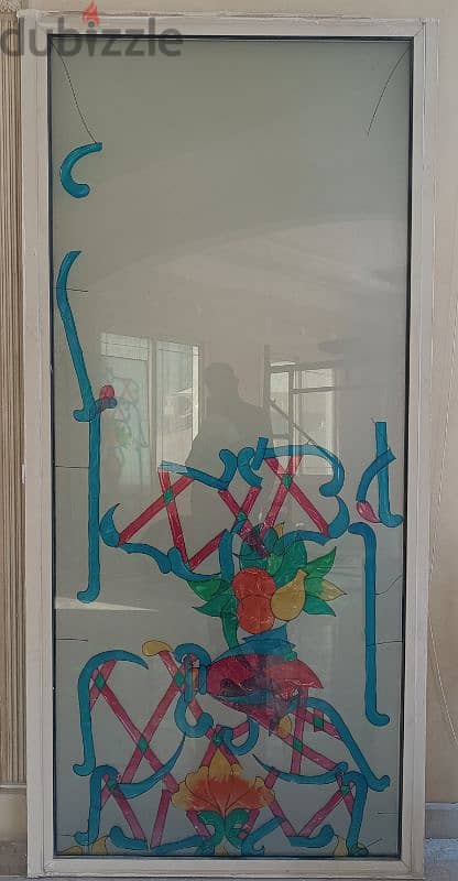 window glass with frame 1