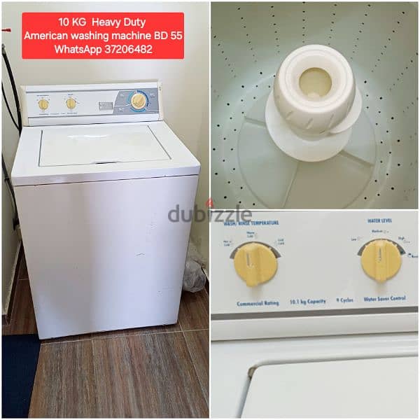 Samsung 11 kg washing machine and other items for sale with Delivery 14