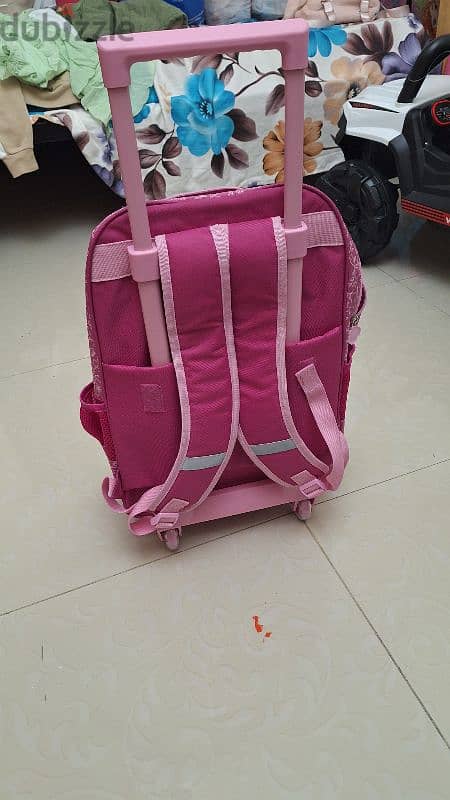 kids girls trolley school bag 2