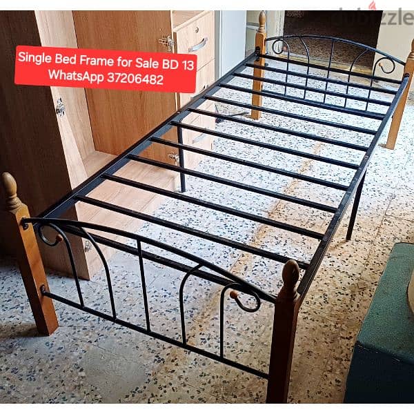 Queen size bed double bed single bed with mattress 4 sale wd Delivery 4