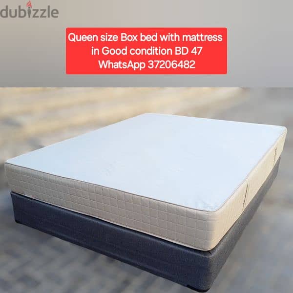 Queen size bed double bed single bed with mattress 4 sale wd Delivery 11