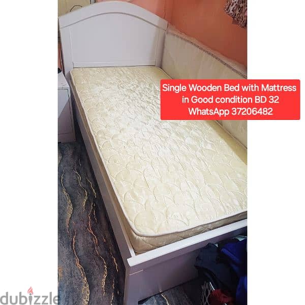 Queen size bed double bed single bed with mattress 4 sale wd Delivery 14