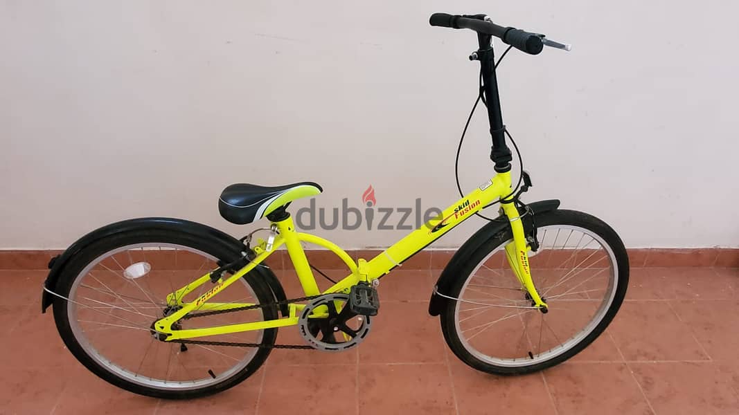 Skid Fusion Adult Bicycle (Foldable, Easy To Transport) + Pump 0