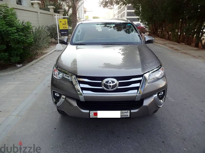 Toyota Fortuner 2019 2.7 L V4 WD Brown 7 Seat Zero Accident Agent Main 1