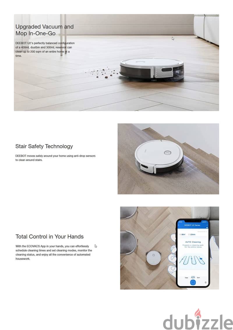 ECOVACS Robot Vacuum Cleaner with Mopping function 1