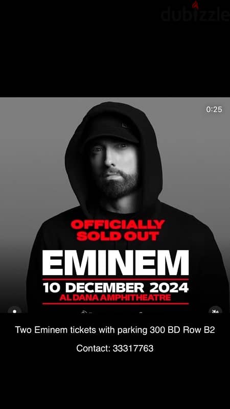 Eminem Tickets for sale 0