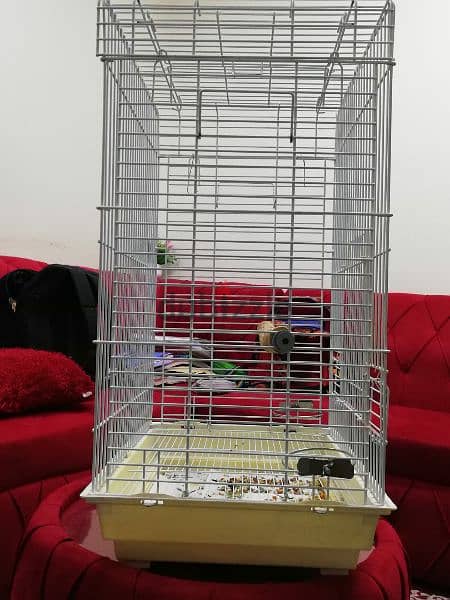 Big parrot cage for sale pls call WhatsApp number  38810781 2