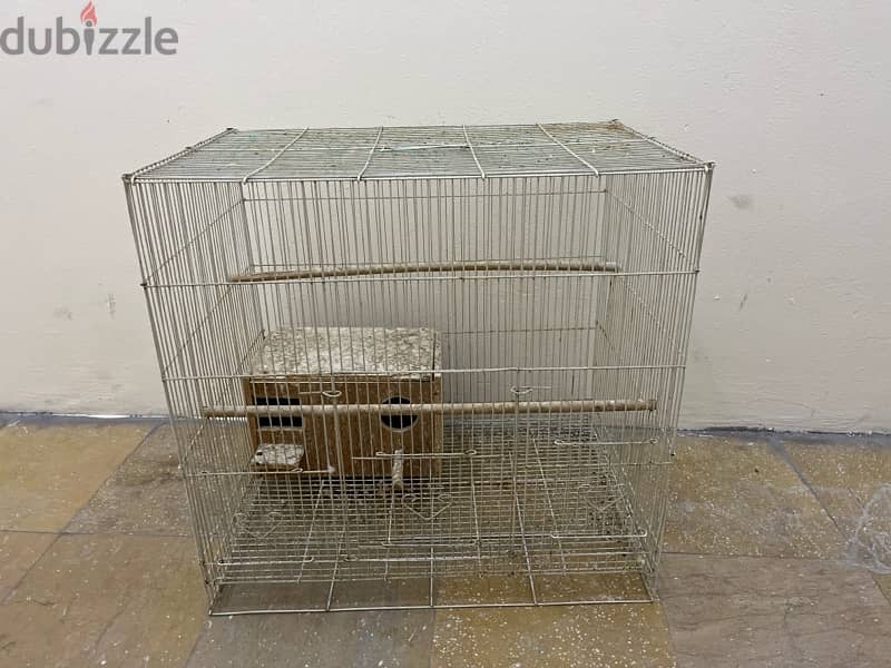 bird cage with a house and I will clean it as well 3