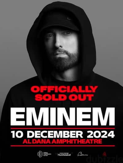 Eminem tickets (2 tickets for 100 bd)