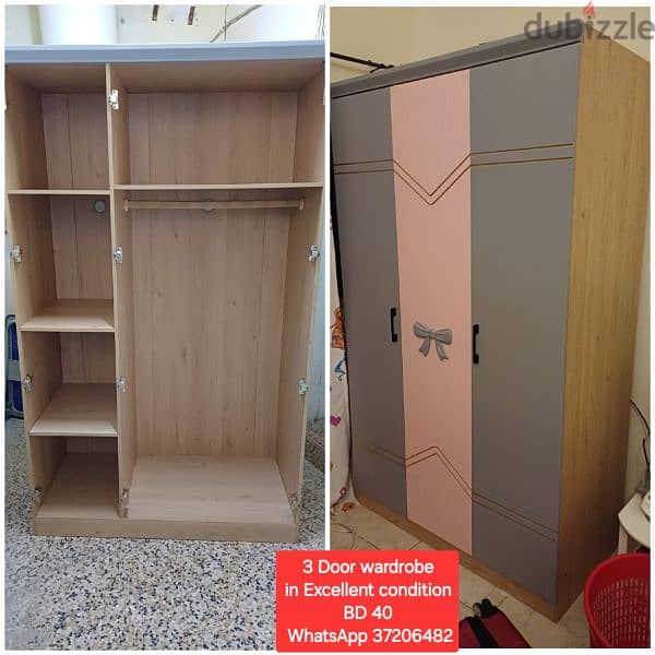 Cupboard 3 Door and other items for sale with Delivery 9