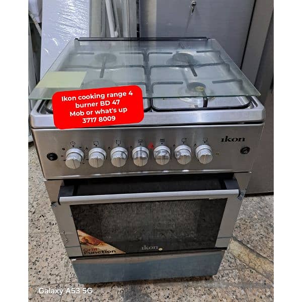 ikon cooking range and other household items for sale with delivery 0