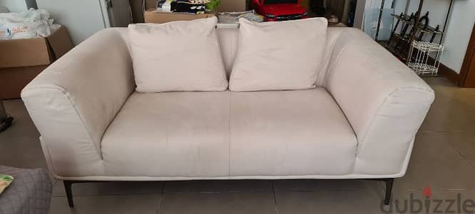 Cream Colored Mobilo Uno Sofa