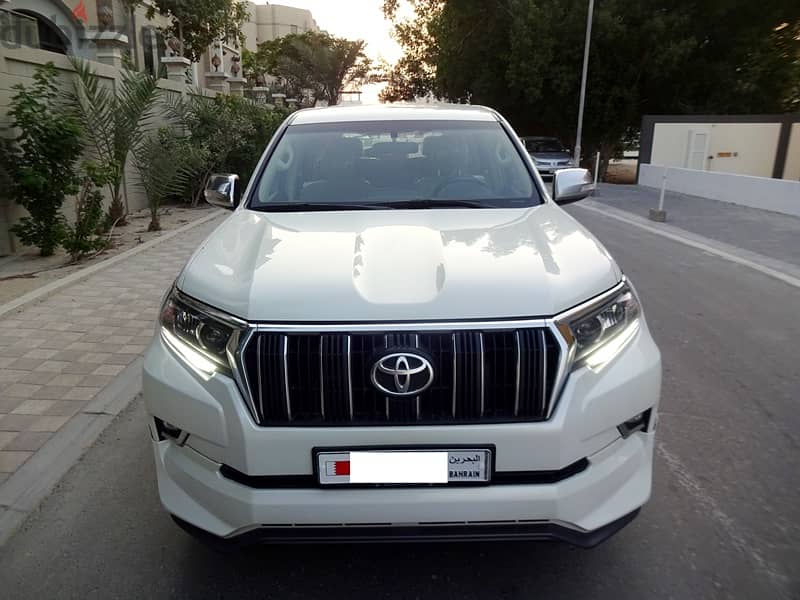 Toyota Prado TXL 2.7 L V4 2019 White 4WD 8 Seat Single User Agent Main 1