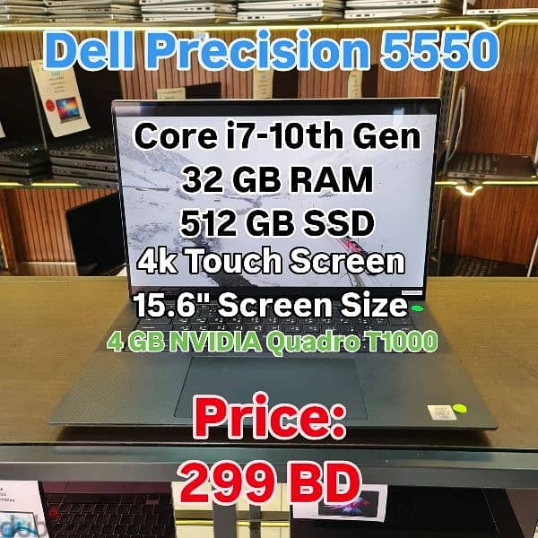 Dell Precision 5550 Core i7-10th Gen 0