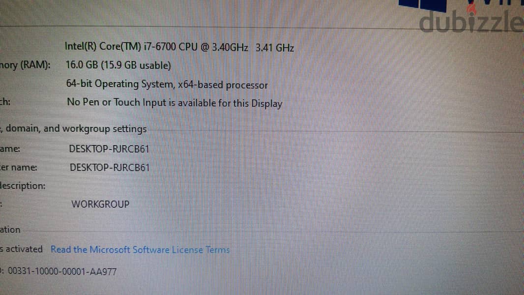 Dell 7040-i7-RAM 16 GB computer for sale 4