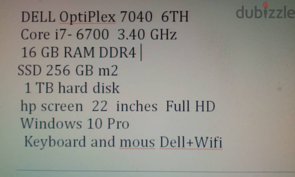 Dell 7040-i7-RAM 16 GB computer for sale 6