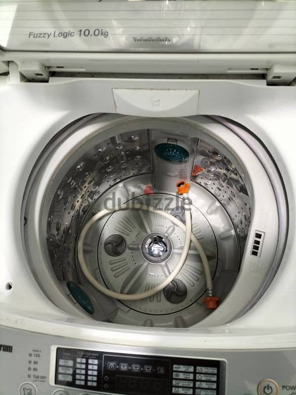 LG Top load 10Kg capacity washing machine in good condition 0