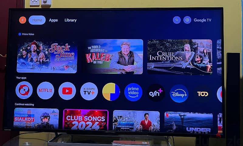 Toshiba smart Led 65 inch  with 4k android receiver for sale 0