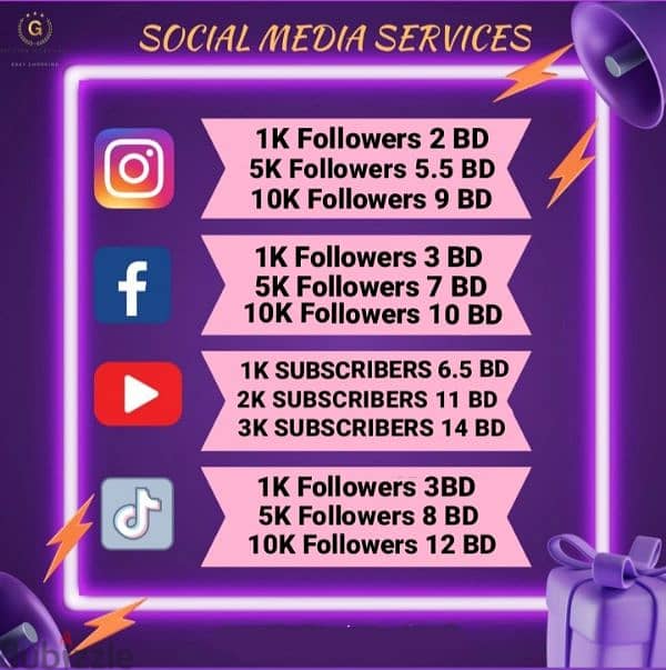 Buyy Instagram Followerrss Tiktok Followerrs YouTube Subscriberrs 0