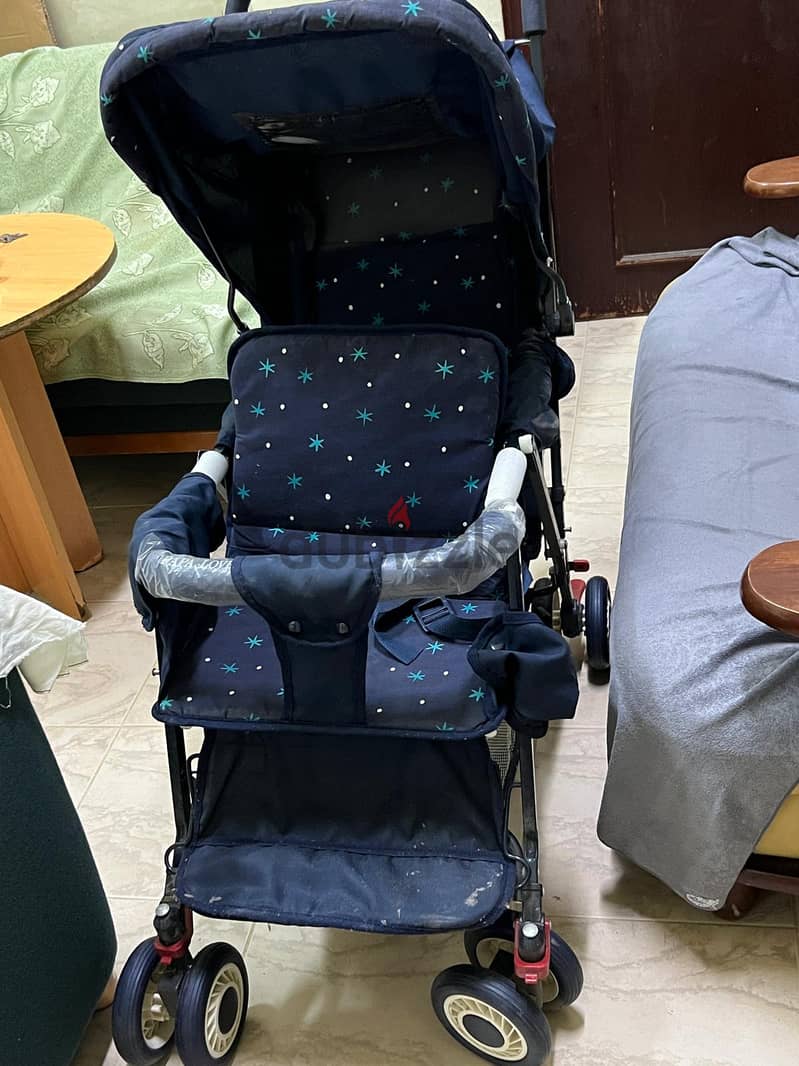 Two Seat Baby Stroller Good Condition 0