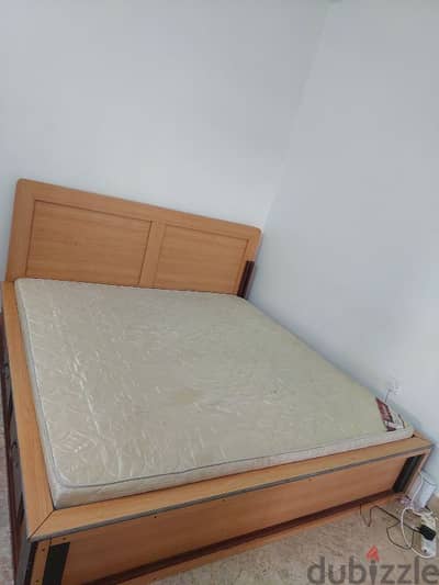 king size cot with bed