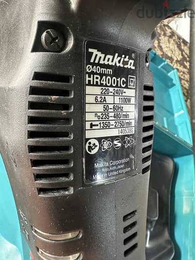 Makita made in UK Rottary hammer